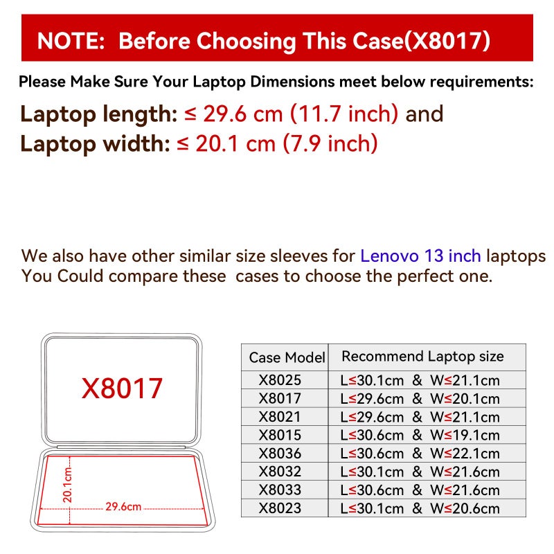 Smatree Hard Eva Protective Sleeve Case Compatible For 12 Inch Lenovo Thinkpad X12 Gen 2 Detachable, For 13.3 Inch Lenovo Thinkpad Z13 Gen 2/1 Notebook Bag (X8017) - Image 2